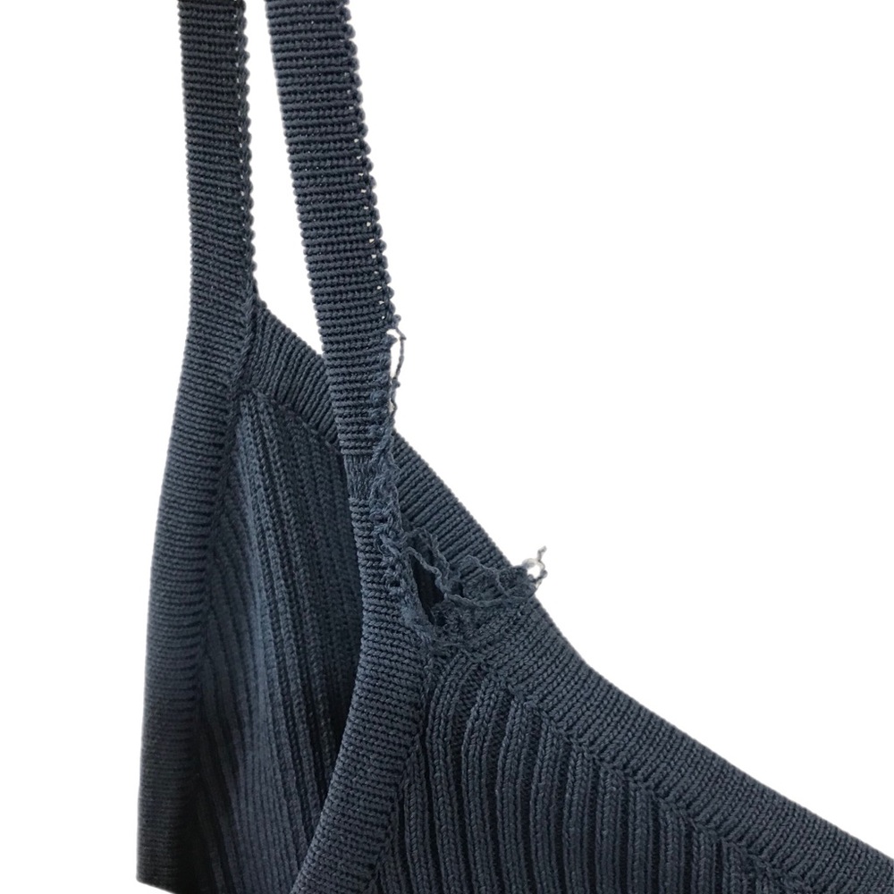 Guess Blue Haley Ribbed Dress - Picture 8 of 9